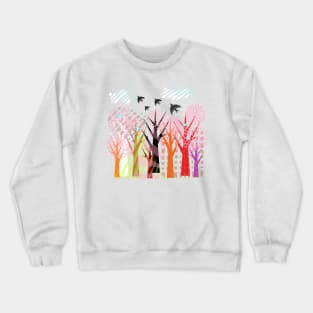 dreamy forest Crewneck Sweatshirt